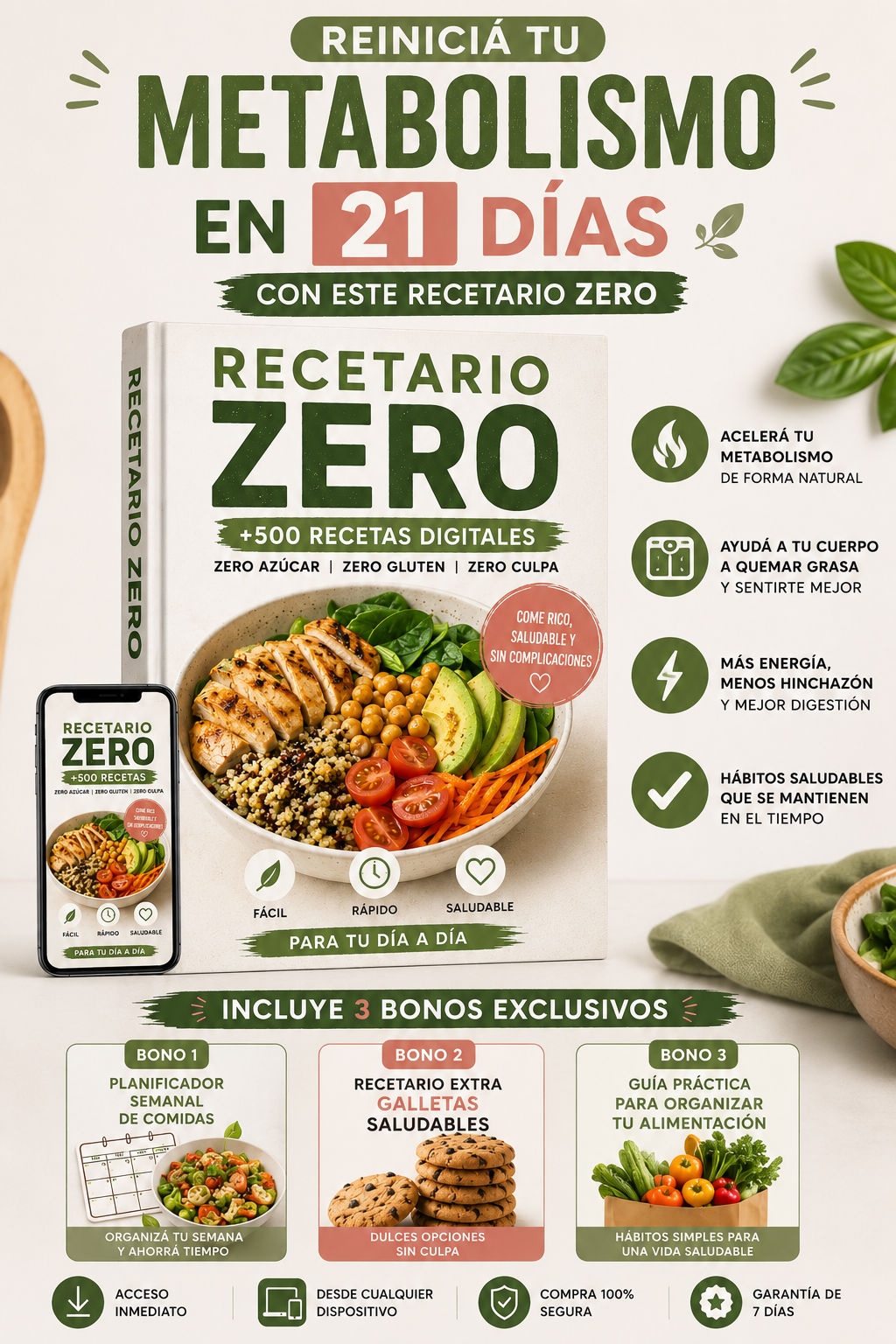 Comé saludable aunque no tengas tiempo