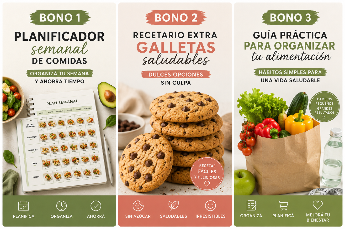 Comé saludable aunque no tengas tiempo
